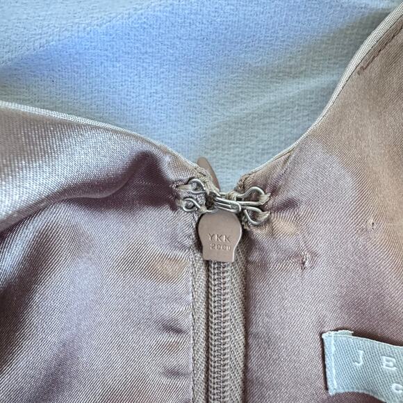 Jenny Yoo Tan Gown Ball Dress Gala Long A Line Size 0 Tan - Picture 7 of 9